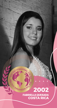 Fabriella Quesada Miss Teen International 2002